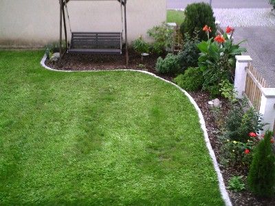 Oktober 2006 - Die Rasenfläche ist saftig grün und endlich lückenlos